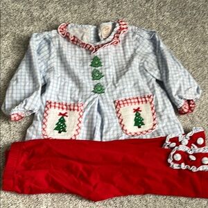 Little Bear Smocks Christmas Outfit